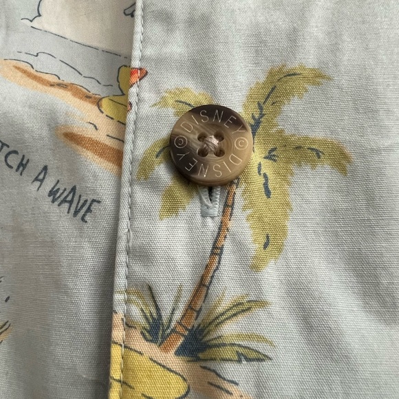 Disney vintage Mens aloha Hawaiian shirt size Large - Picture 3 of 5